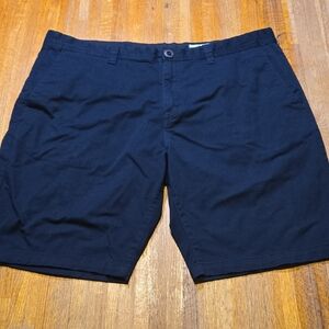 Volcom True to This Men 40 Black Flat Front Frickin Modern Stretch REPREVE Short